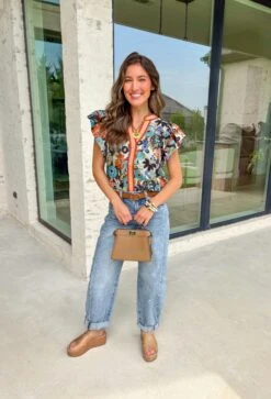 Charming Moment Floral Top -Modern Women Wear WEB CharmingMomentFloralTop7