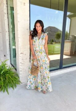 Charmingly Yours Floral Maxi Dress -Modern Women Wear WEB CharminglyYoursFloralMaxiDress2