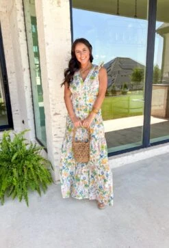 Charmingly Yours Floral Maxi Dress -Modern Women Wear WEB CharminglyYoursFloralMaxiDress5