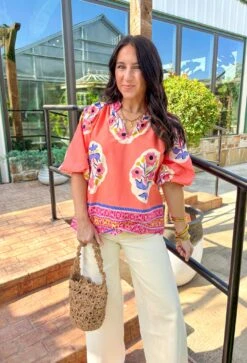 Chasing Joy Floral Top -Modern Women Wear WEB ChasingJoyFloralTop6