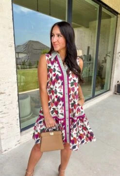 City Bloom Floral Dress -Modern Women Wear WEB CityBloomFloralDress3