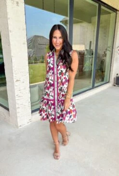 City Bloom Floral Dress -Modern Women Wear WEB CityBloomFloralDress9