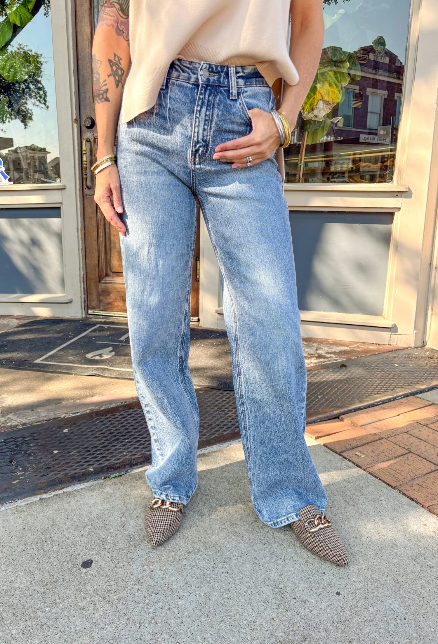 Clare 90's Wide Leg Jean By Vervet 1 Clare 90's Wide Leg Jean By Vervet