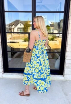 Coastal Kisses Floral Midi Dress -Modern Women Wear WEB CoastalKissesFloralMidiDress2