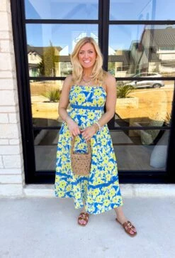 Coastal Kisses Floral Midi Dress -Modern Women Wear WEB CoastalKissesFloralMidiDress3