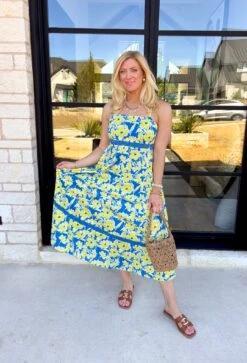 Coastal Kisses Floral Midi Dress -Modern Women Wear WEB CoastalKissesFloralMidiDress4