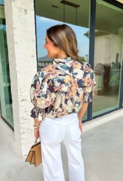 Cool Breeze Floral Top -Modern Women Wear WEB CoolBreezeFloralTop4