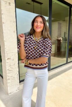 Crisp Breeze Short Sleeve Sweater -Modern Women Wear WEB CrispBreezeShortSleeveSweater2