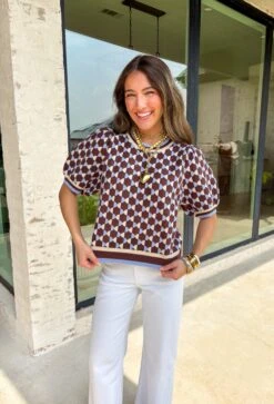 Crisp Breeze Short Sleeve Sweater