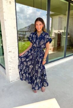 Ease My Mind Floral Midi Dress