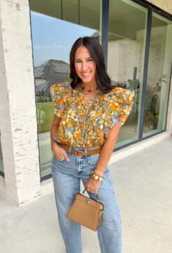 Faith In You Floral Top