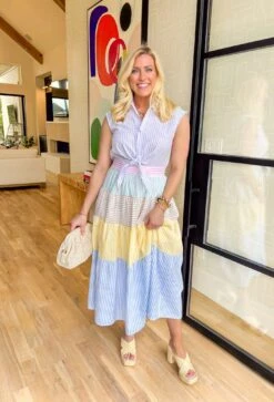 Feeling Butterflies Midi Dress