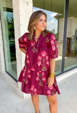 Flirty Feelings Floral Dress 11 Flirty Feelings Floral Dress -Modern Women Wear WEB FlirtyFeelingsFloralDress3
