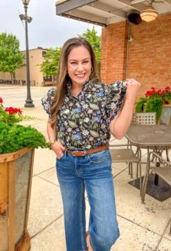 Free Yourself Floral Top