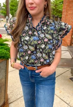 Free Yourself Floral Top -Modern Women Wear WEB FreeYourselfFloralTop6