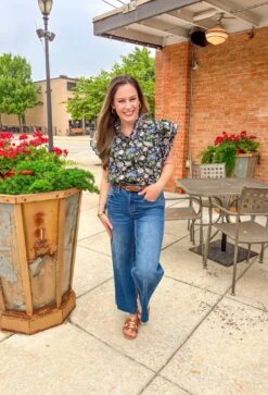 Free Yourself Floral Top -Modern Women Wear WEB FreeYourselfFloralTop7