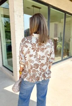 Good Timing Floral Top -Modern Women Wear WEB GoodTimingFloralTop1