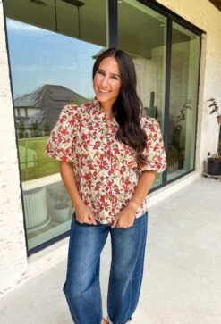 I'll Be Alright Floral Top -Modern Women Wear WEB I llBeAlrightFloralTop3