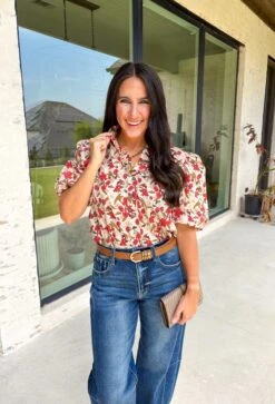 I'll Be Alright Floral Top