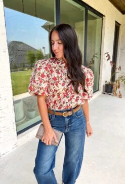 I'll Be Alright Floral Top -Modern Women Wear WEB I llBeAlrightFloralTop6