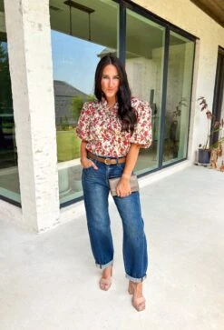 I'll Be Alright Floral Top -Modern Women Wear WEB I llBeAlrightFloralTop7