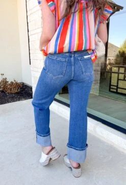 Julia Wide Leg Jean By Flying Monkey -Modern Women Wear WEB JuliaWideLegJeanByFlyingMonkey2