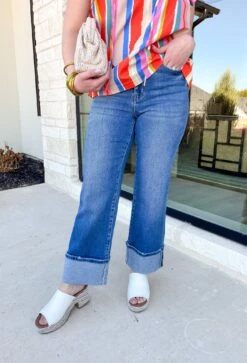 Julia Wide Leg Jean By Flying Monkey