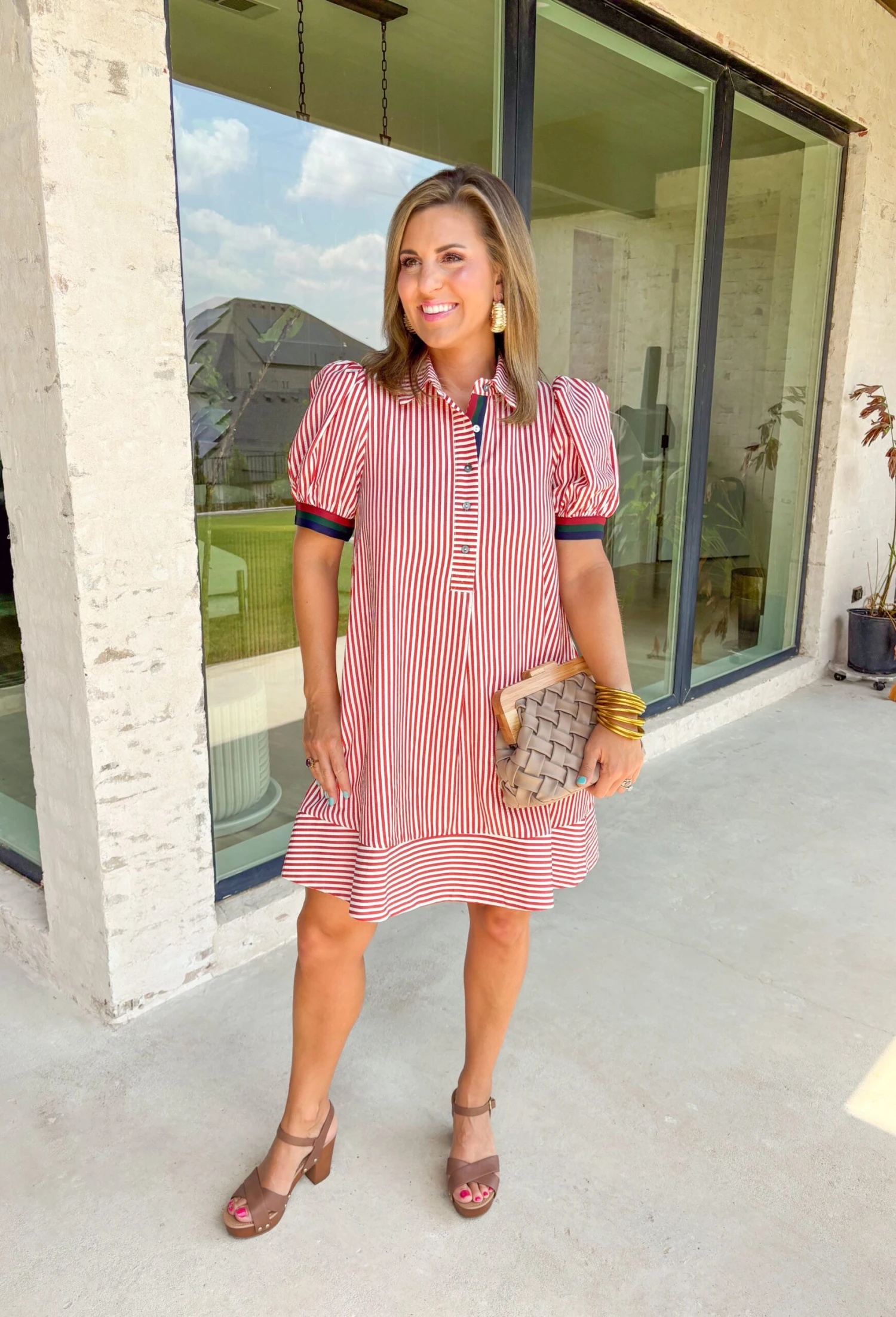 Just A Guess Stripe Dress 1 Just A Guess Stripe Dress