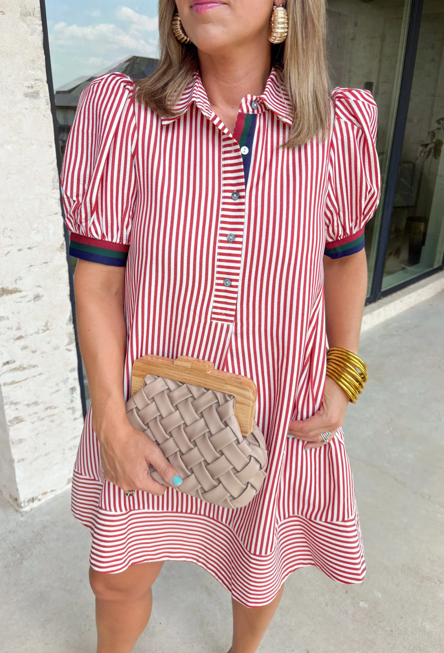 Just A Guess Stripe Dress 3 Just A Guess Stripe Dress - Image 3