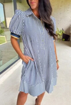 Just A Reminder Stripe Dress 9 Just A Reminder Stripe Dress -Modern Women Wear WEB JustAReminderStripeDress2