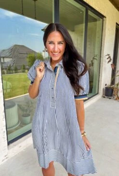 Just A Reminder Stripe Dress 11 Just A Reminder Stripe Dress -Modern Women Wear WEB JustAReminderStripeDress3