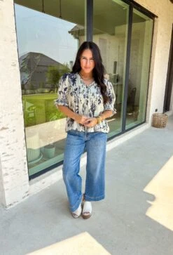 Just Pretend Top In Navy -Modern Women Wear WEB JustPretendTopinNavy2