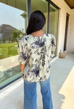 Just Pretend Top In Navy -Modern Women Wear WEB JustPretendTopinNavy3