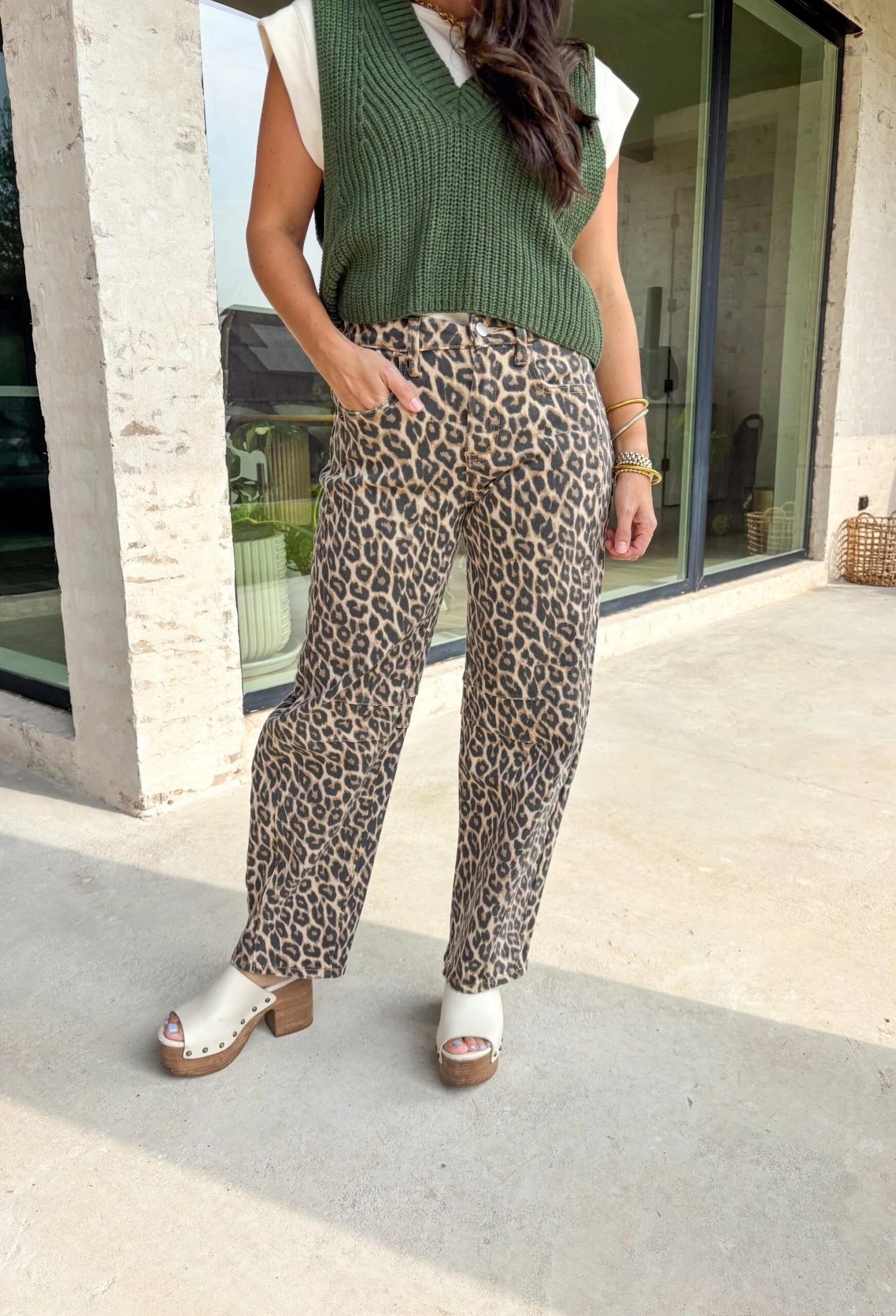 Kate Barrel Leg Jean In Leopard By Vervet 1 Kate Barrel Leg Jean In Leopard By Vervet