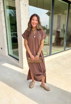 Keeping Busy Midi Dress