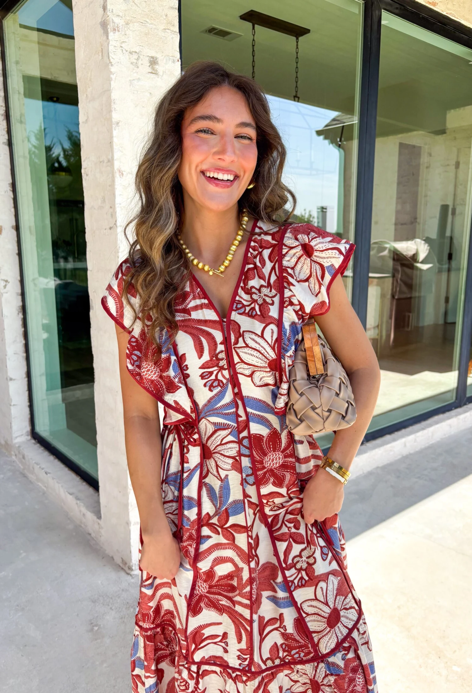 Lost In Time Floral Midi Dress 2 Lost In Time Floral Midi Dress - Image 2