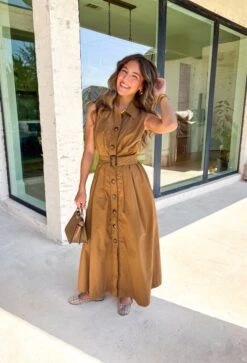 Maple Latte Midi Dress 12 Maple Latte Midi Dress -Modern Women Wear WEB MapleLatteMidiDress2