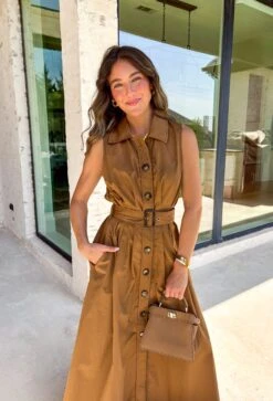 Modern Women Wear -Modern Women Wear WEB MapleLatteMidiDress5