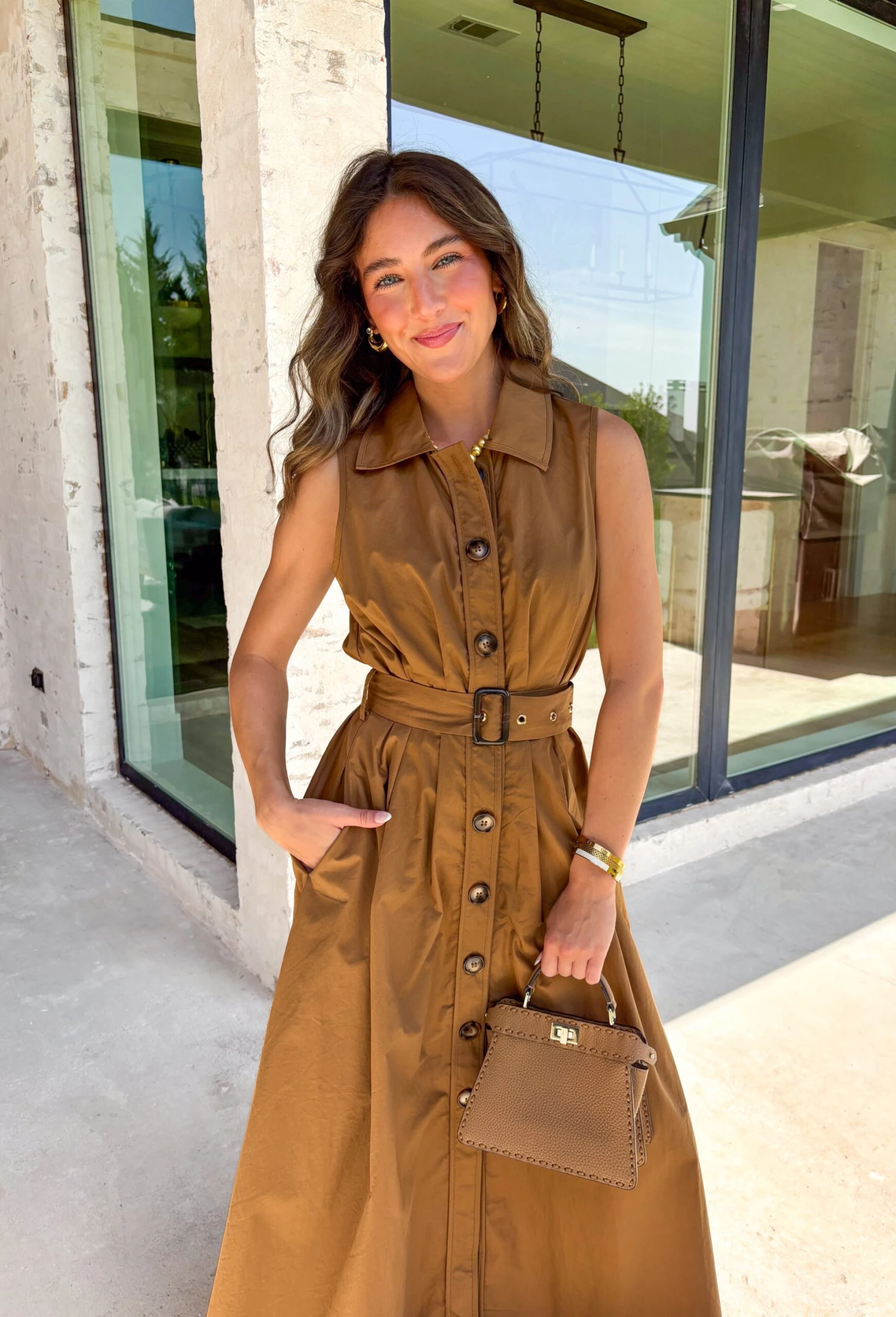 Maple Latte Midi Dress 2 Maple Latte Midi Dress - Image 2