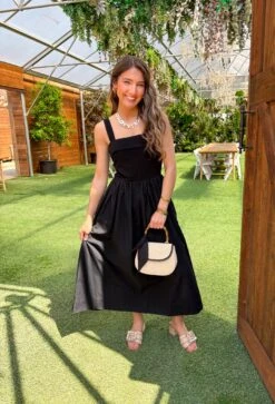 Midnight Stroll Midi Dress