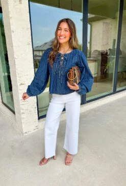 Never Far Denim Top -Modern Women Wear WEB NeverFarDenimTop6