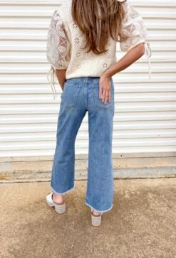 Olivia Wide Leg Jean By Vervet -Modern Women Wear WEB OliviaWideLegJeanbyVervet1