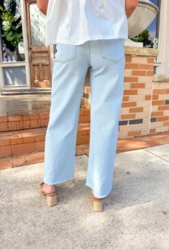 Olivia Wide Leg Jean By Vervet In Cleared -Modern Women Wear WEB OliviaWideLegJeanbyVervetinCleared2