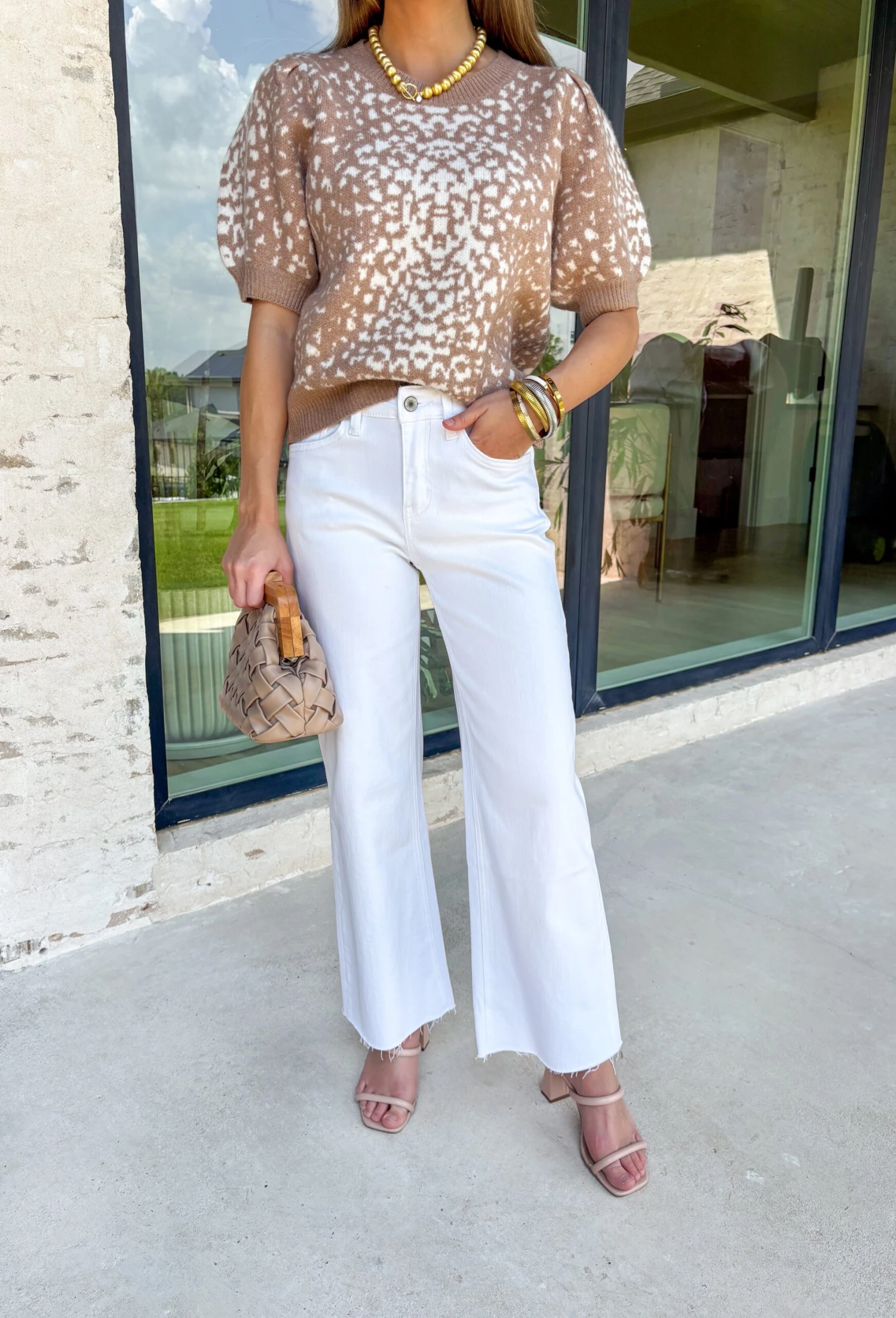 Olivia Wide Leg Jean By Vervet In White 1 Olivia Wide Leg Jean By Vervet In White