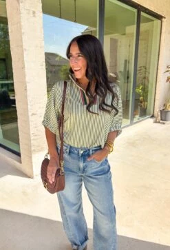 On The Same Page Top In Olive -Modern Women Wear WEB OnTheSamePageTop3