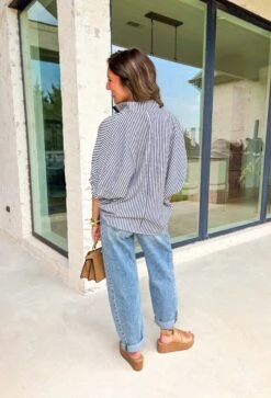 On The Same Page Top In Navy -Modern Women Wear WEB OnTheSamePageTopinNavy3