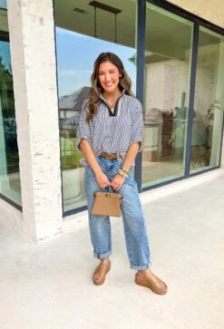 On The Same Page Top In Navy -Modern Women Wear WEB OnTheSamePageTopinNavy5