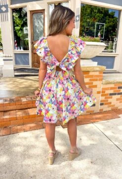 Paris Nights Floral Dress -Modern Women Wear WEB ParisNightsFloralDress3