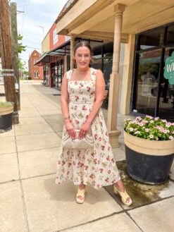 Perfect Promises Floral Midi Dress