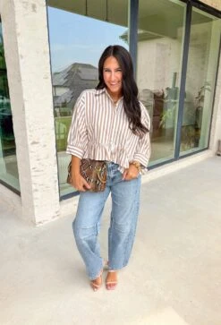 Read My Mind Stripe Top -Modern Women Wear WEB ReadMyMindStripeTop2